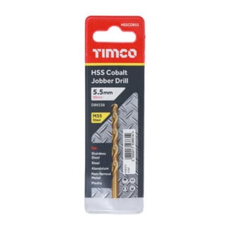 TIMCO Ground Jobber Drills - Cobalt M35 - 5.5mm
