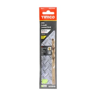 TIMCO Ground Jobber Drills - Cobalt M35 - 9.5mm