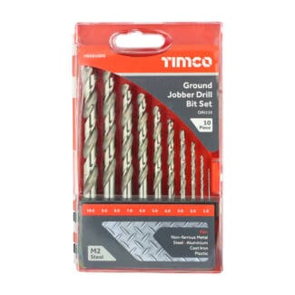 Timco Ground Jobber Drill Bit Set  - 10pcs
