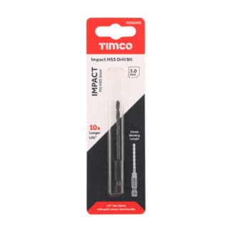 TIMCO X6 HSS Impact Drill Bits - 3.0mm