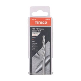TIMCO Ground Jobber Drills HSS M2 - 6.4mm