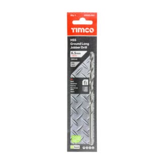 TIMCO Ground Long Jobber Drills HSS M2 - 6.5mm