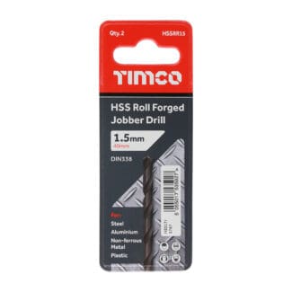 TIMCO Roll Forged Jobber Drills HSS - 1.5mm