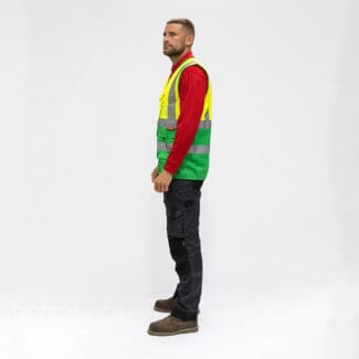 Timco Hi-Visibility Executive Vest Yellow & Green  - XXXX Large
