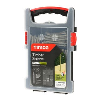 Timco Timber Screws Hex Exterior Mixed Grab Pack Green  - 165pcs