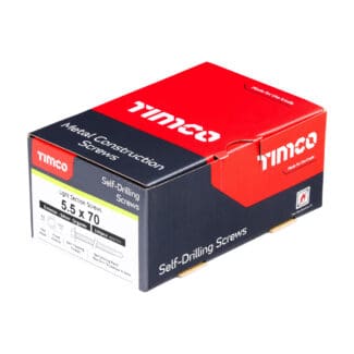 TIMCO Self-Drilling Light Section Screws Exterior Silver - 5.5 x 70