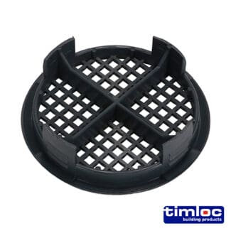 Timloc Push-in Soffit Vent Grey -  70.0