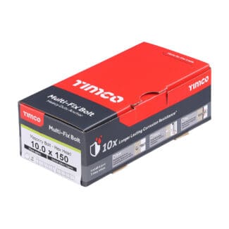 TIMCO Multi-Fix Bolts Hex Head Exterior Silver - 10.0 x 150