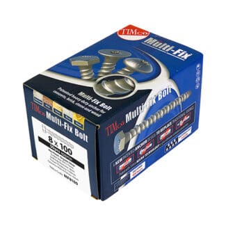 TIMCO Multi-Fix Bolts Hex Head Exterior Silver - 12.0 x 130