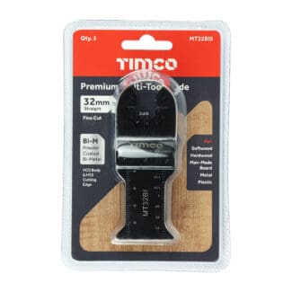 TIMCO Multi-Tool Fine Cut Blades For Wood/Metal Bi-Metal - 32mm