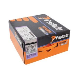 Paslode IM360Ci Nails & Fuel Cells Trade Pack Plain Shank Galvanised + - 3.1 x 90/2CFC