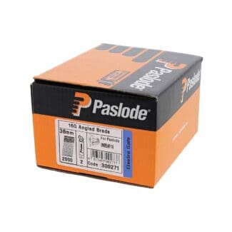 Paslode IM65A Brads & Fuel Cells Pack Angled Electro Galvanised - 16g x 38/2BFC