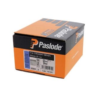 Paslode IM65 Brads & Fuel Cells Pack Straight Electro Galvanised - 16g x 50/2BFC