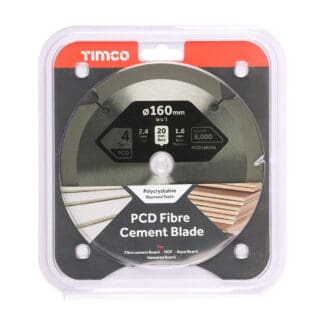 TIMCO PCD Fibre Cement Saw Blade - 160 x 20 x 4T