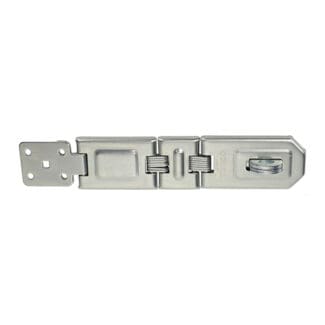 TIMCO Hasp and Staple Double Hinged Silver - 200mm