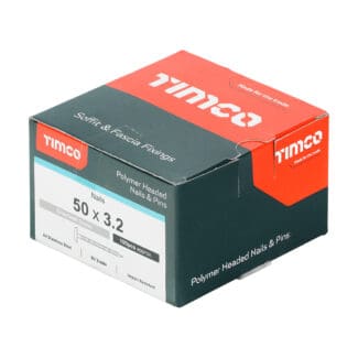 TIMCO Polymer Headed Nails A4 Stainless Steel Chartwell Green - 50mm