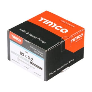 TIMCO Polymer Headed Nails A4 Stainless Steel Chartwell Green - 65mm