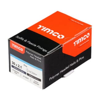 TIMCO Polymer Headed Pins A4 Stainless Steel Anthracite Grey - 30mm