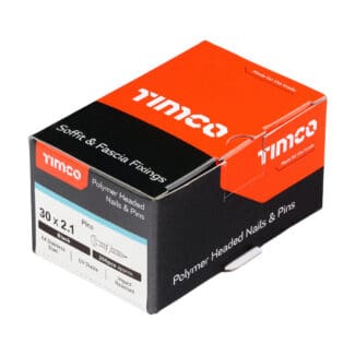TIMCO Polymer Headed Pins A4 Stainless Steel Black - 30mm