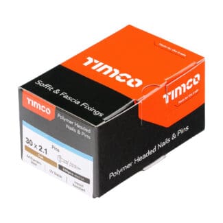 TIMCO Polymer Headed Pins A4 Stainless Steel Oak - 30mm