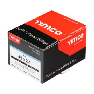 TIMCO Polymer Headed Pins A4 Stainless Steel Black - 40mm