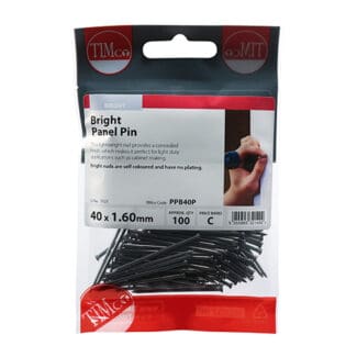 TIMCO Panel Pins Bright - 40 x 1.60