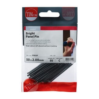 TIMCO Panel Pins Bright - 50 x 2.00