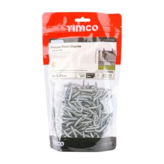 TIMCO Presser Point Staples Galvanised - 30 x 3.35