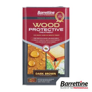 Barrettine Wood Protective Treatment Dark Brown 5L
