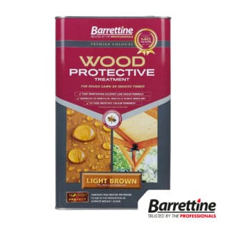 Barrettine Wood Protective Treatment Light Brown 5L