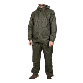 Timco Rain Jacket & Trousers Green  - Large