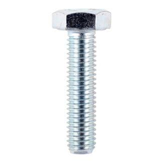 TIMCO Set Screws DIN933 Grade 8.8 Silver - M6 x 30