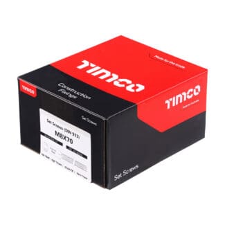 Timco Set Screws Grade 8.8 Zinc  - M8 x 70