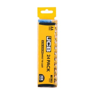 Timco JCB Ultra Alkaline Batteries Trade Pack  - AA