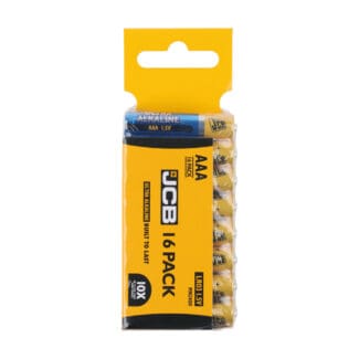 Timco JCB Ultra Alkaline Batteries Trade Pack  - AAA