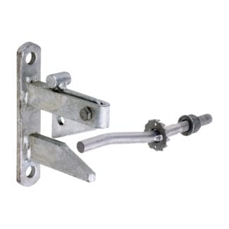 TIMCO Self Locking Gate Catch With Cranked Striker Hot Dipped Galvanised