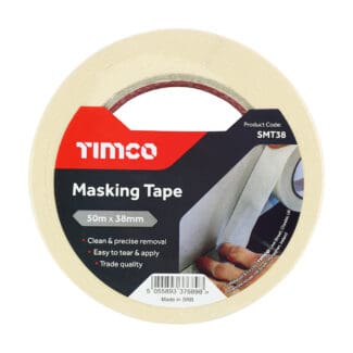 TIMCO Masking Tape Cream - 50m x 38mm
