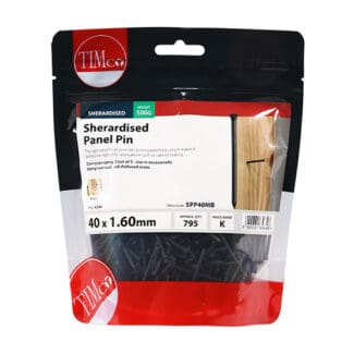 TIMCO Panel Pins Sherardised - 40 x 1.60