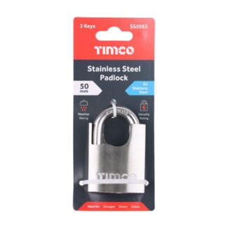 TIMCO Stainless Steel Padlock - 50mm