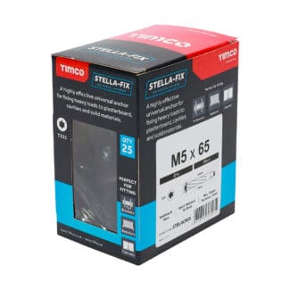 TIMCO Stella-Fix Universal Cavity & Wall Anchors - M5 x 65