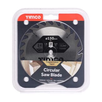 TIMCO Handheld Cordless Circular Saw Blade - 150 x 10 x 24T