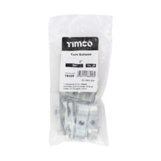Timco Turn Buttons Zinc  - 2"