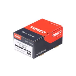 TIMCO Plasterboard Metal Speed Plugs & Screws Silver - 31.5mm