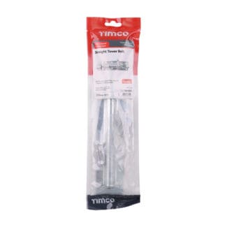 TIMCO Straight Tower Bolt Hot Dipped Galvanised - 10"