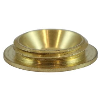 TIMCO Threaded Screw Caps Solid Brass Satin Brass - 14mm