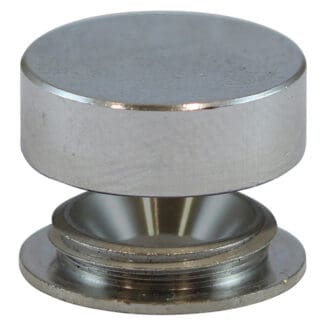 TIMCO Threaded Screw Caps Solid Brass Satin Chrome - 14mm