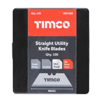 Timco Utility Knife Blades  - 60 x 19 x 0.6