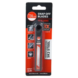 Timco Snap Off Utility Knife Blades  - 80 x 9 x 0.6