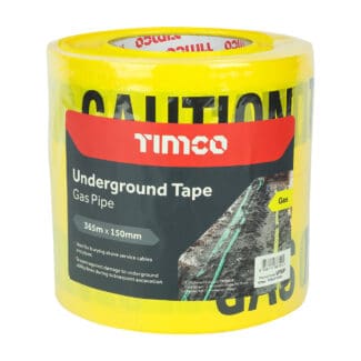 TIMCO Underground Tape Gas Pipe - 365m x 150mm