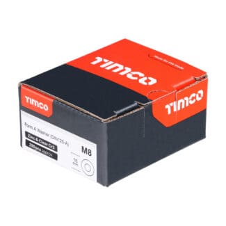 TIMCO Form A Washers DIN125-A Silver - M8